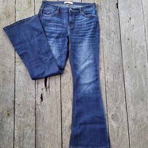 kancan petite flare jeans